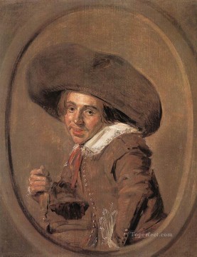  sombrero Pintura - Un joven con un gran sombrero retrato del Siglo de Oro holandés Frans Hals